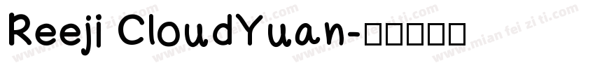 Reeji CloudYuan字体转换